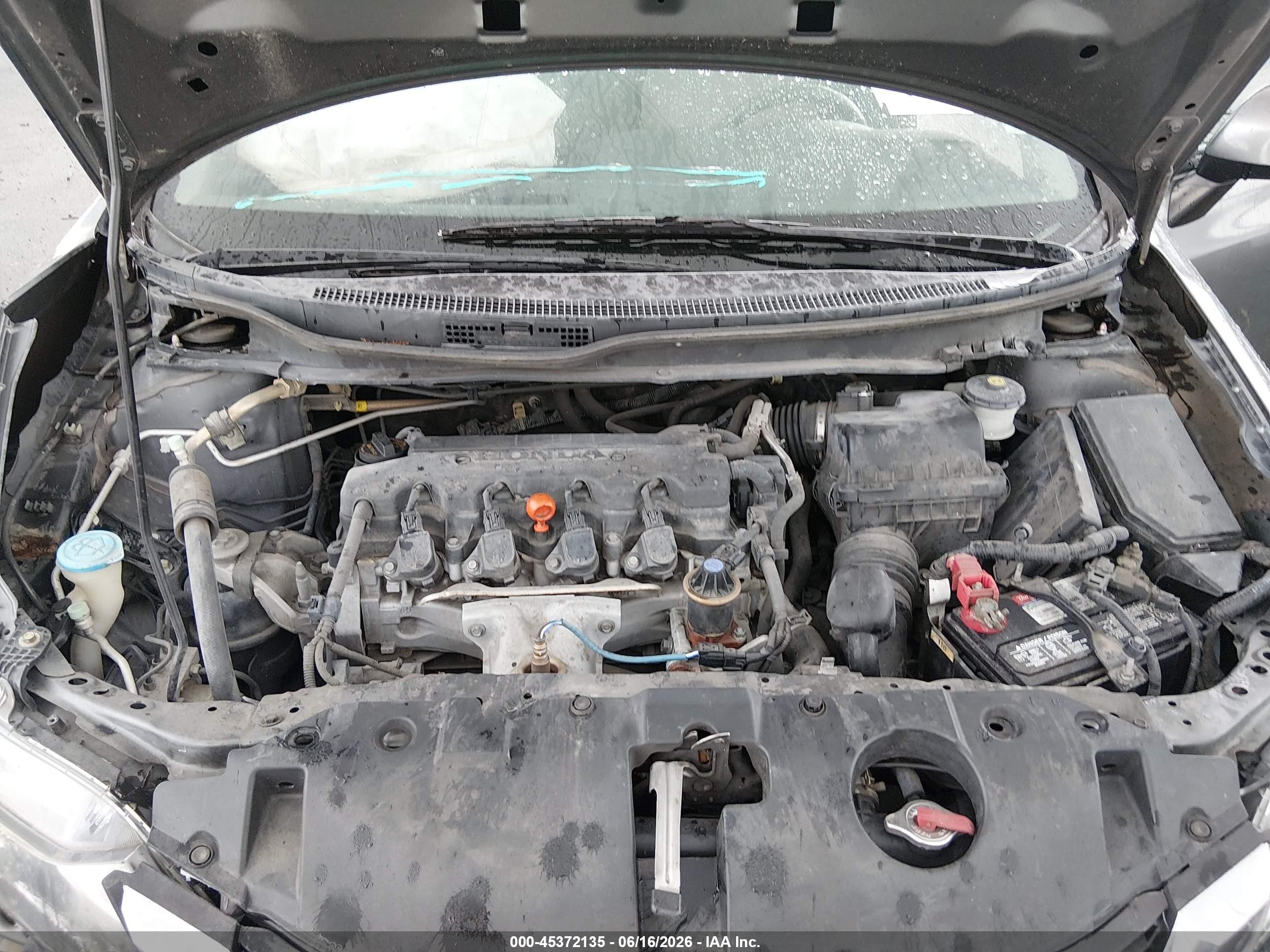 2013 Honda Civic Lx Gray vin: 19XFB2F5XDE046208