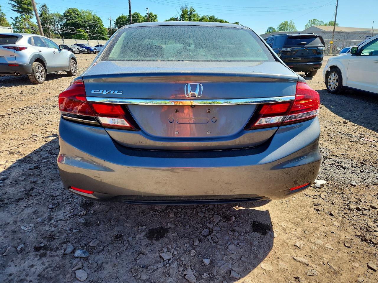 2013 Honda Civic Lx Серый vin: 19XFB2F5XDE048508