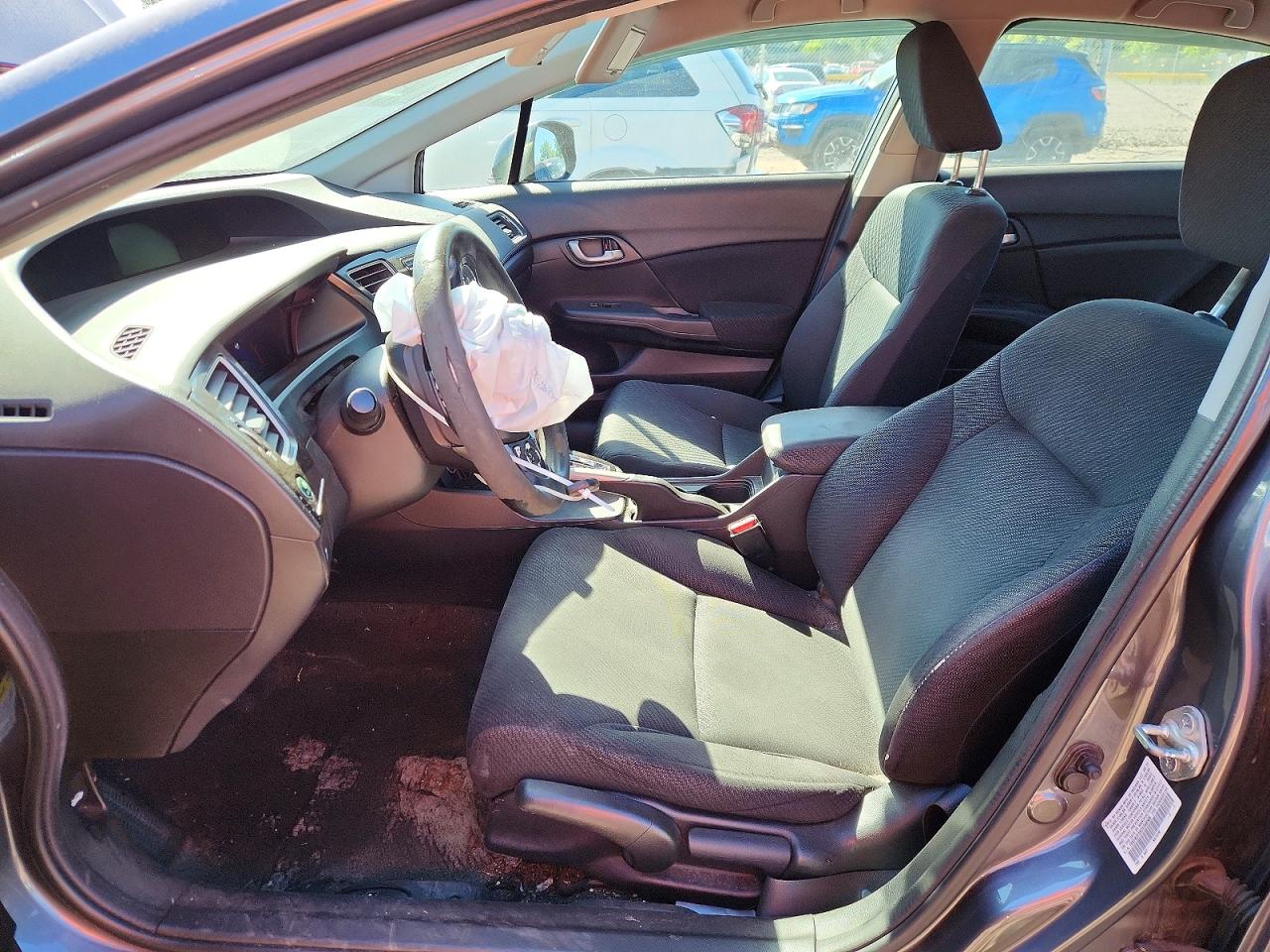 2013 Honda Civic Lx Серый vin: 19XFB2F5XDE048508