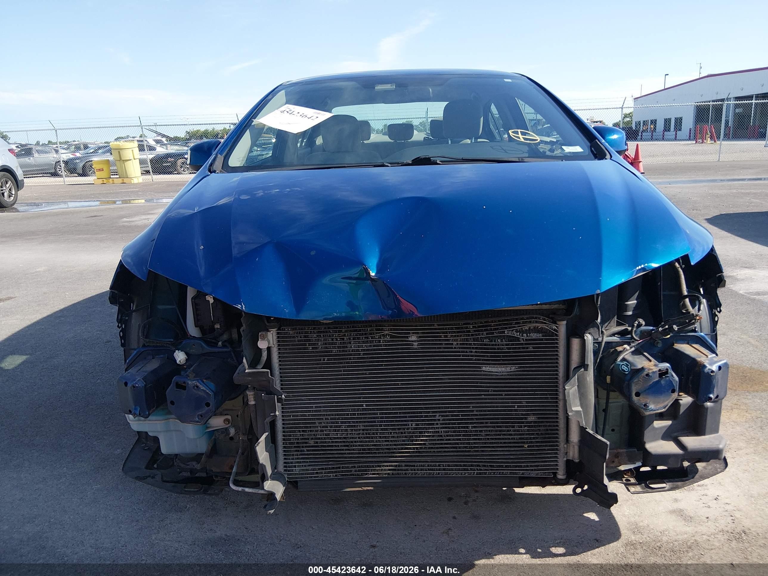 2013 Honda Civic Lx Синий vin: 19XFB2F5XDE065809