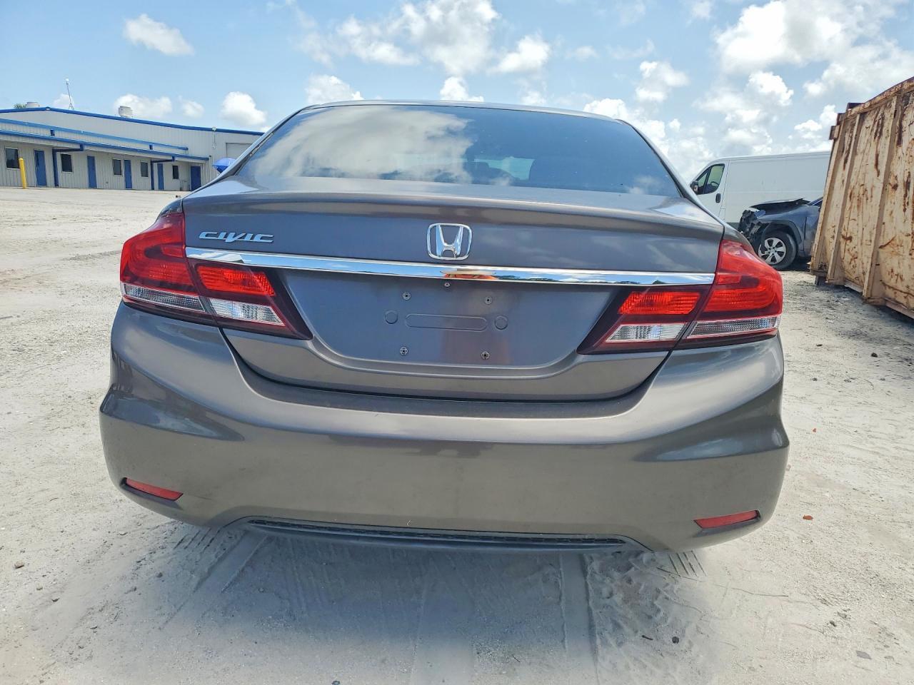 2013 Honda Civic Lx Серый vin: 19XFB2F5XDE066166