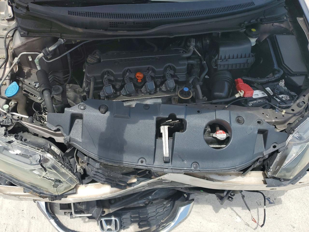 2013 Honda Civic Lx Серый vin: 19XFB2F5XDE066166