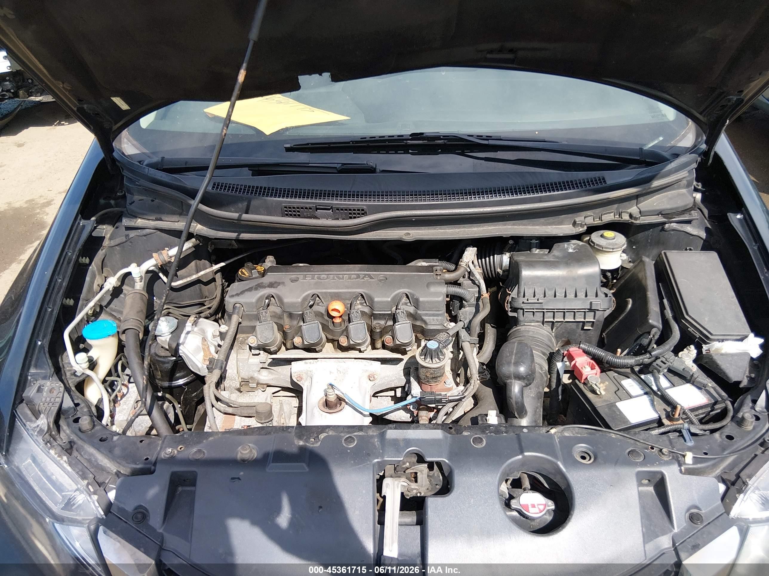 2013 Honda Civic Lx Черный vin: 19XFB2F5XDE070587