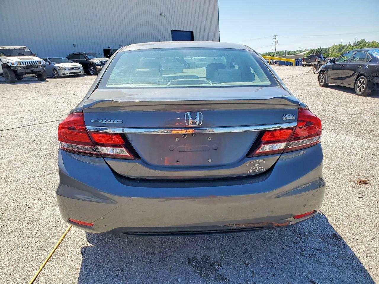 2013 Honda Civic Lx Gray vin: 19XFB2F5XDE073506