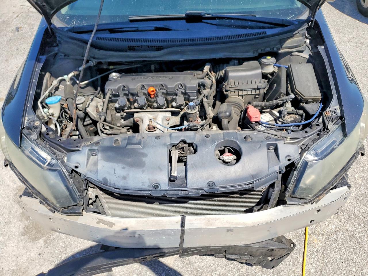 2013 Honda Civic Lx Gray vin: 19XFB2F5XDE073506
