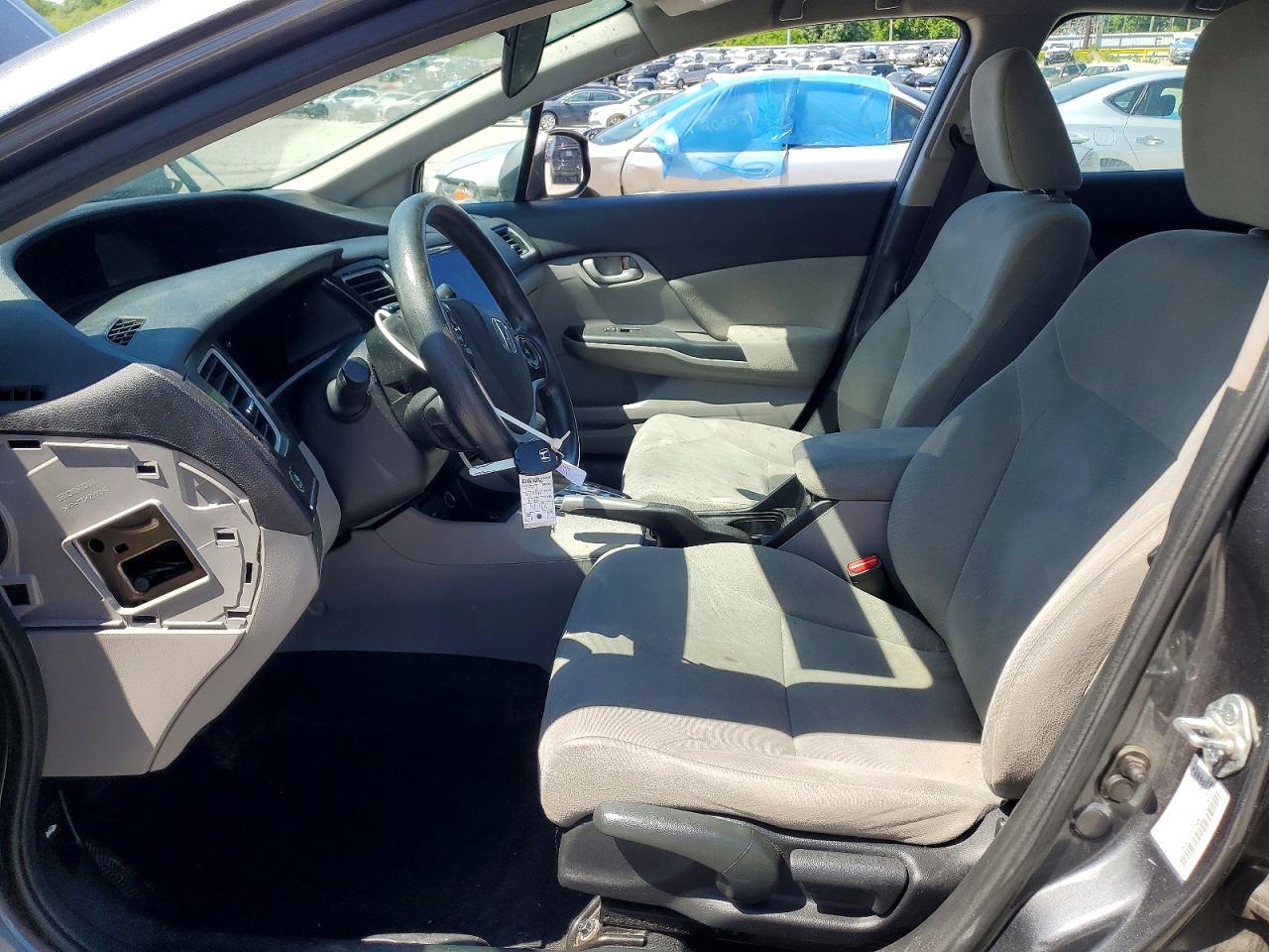 2013 Honda Civic Lx Gray vin: 19XFB2F5XDE073506