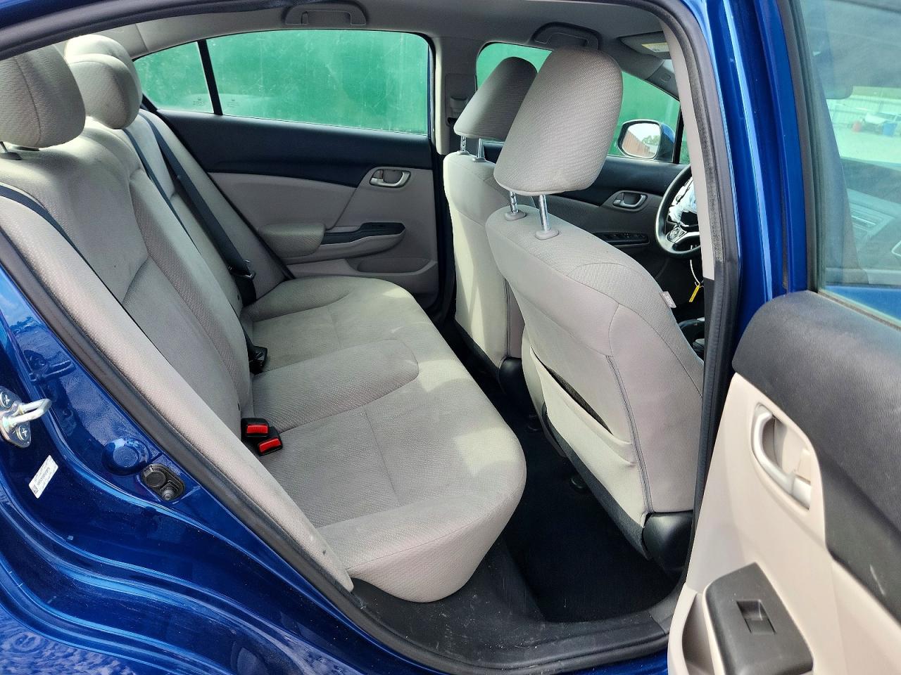 2013 Honda Civic Lx Blue vin: 19XFB2F5XDE078074