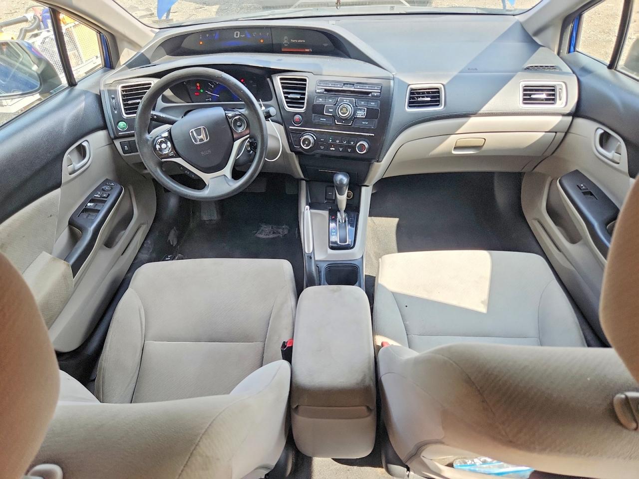 2013 Honda Civic Lx Blue vin: 19XFB2F5XDE078785