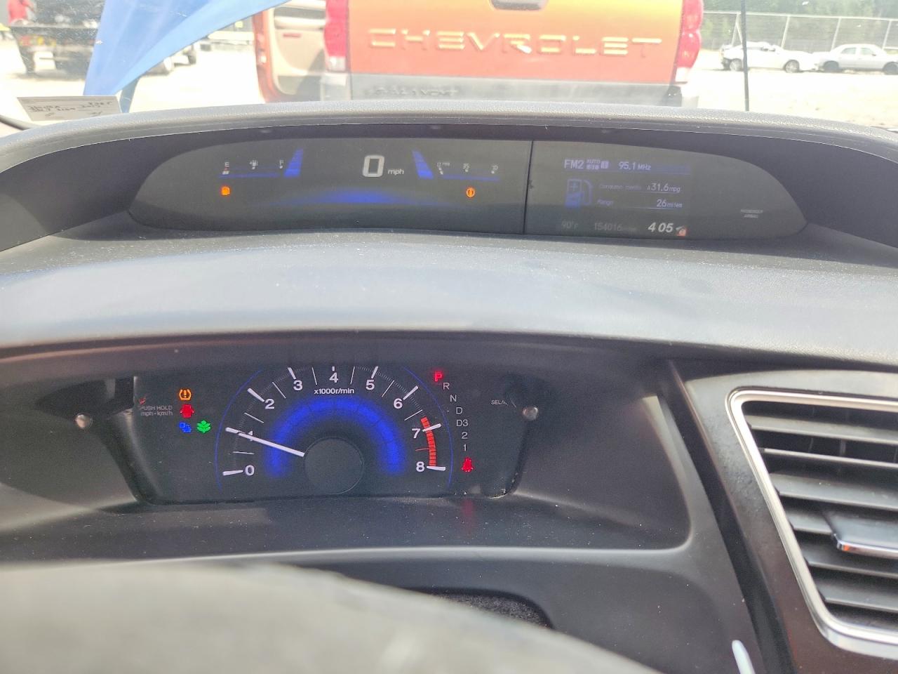 2013 Honda Civic Lx Blue vin: 19XFB2F5XDE078785