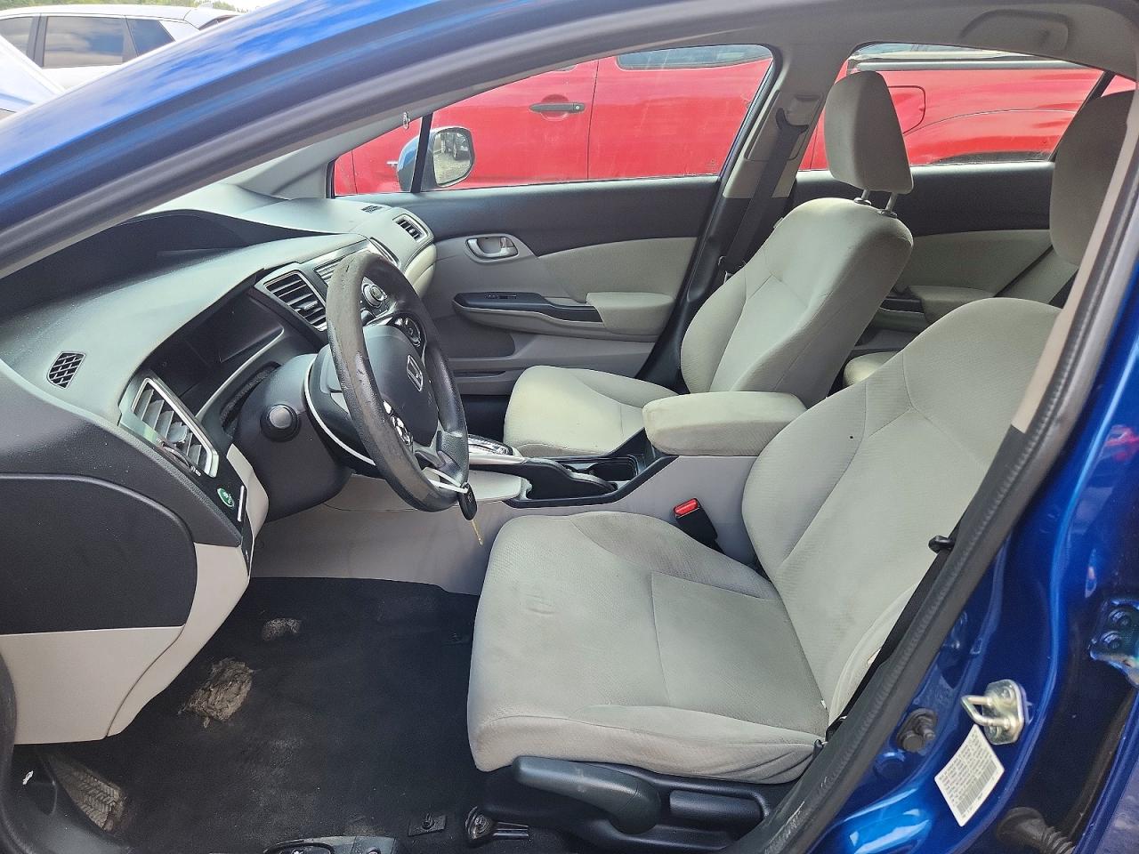 2013 Honda Civic Lx Blue vin: 19XFB2F5XDE078785
