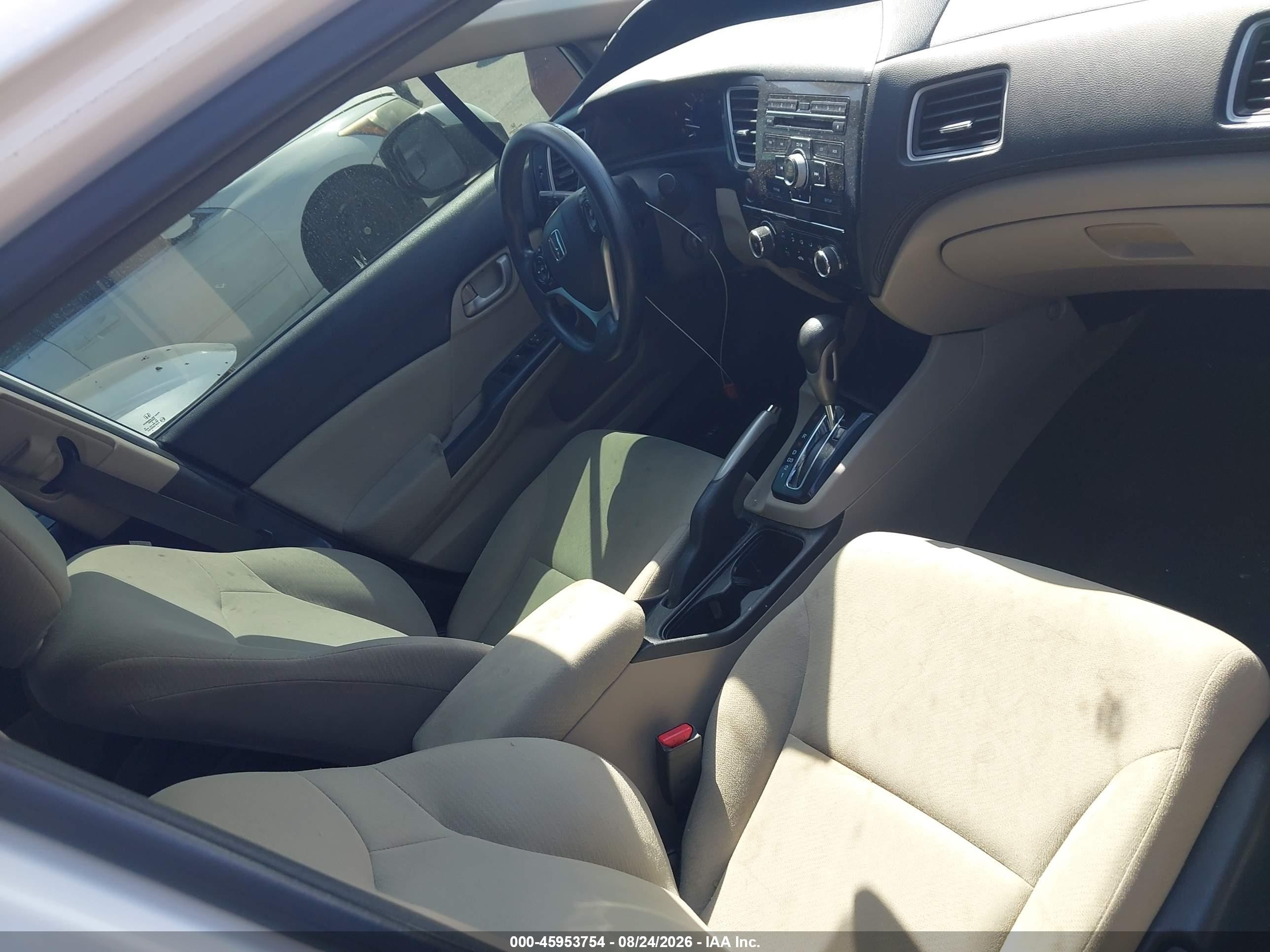 2013 Honda Civic Lx Белый vin: 19XFB2F5XDE092623