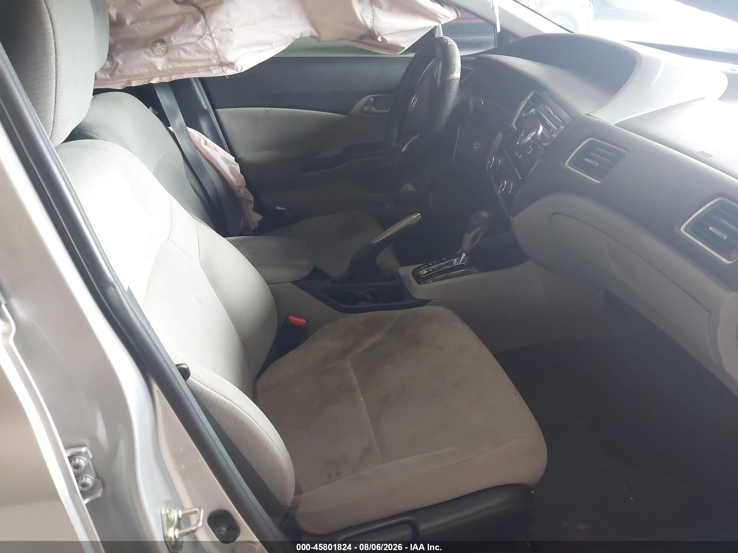 2013 Honda Civic Lx Silver vin: 19XFB2F5XDE093254