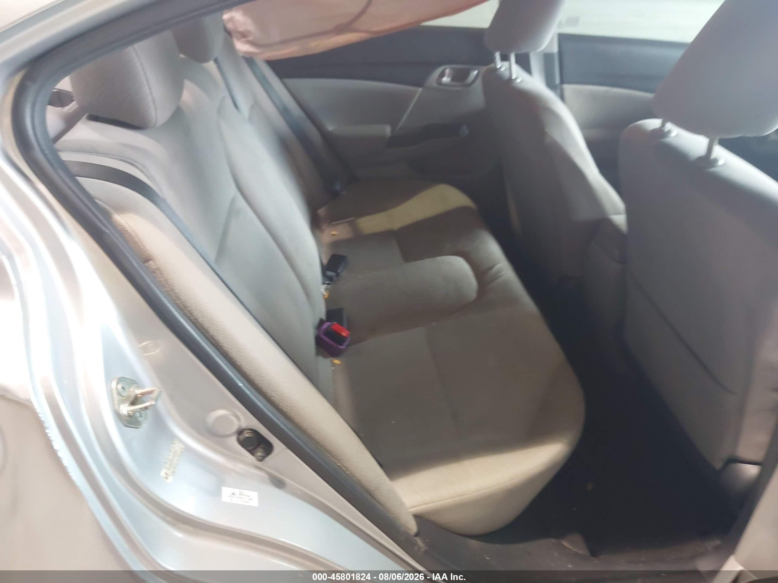 2013 Honda Civic Lx Silver vin: 19XFB2F5XDE093254