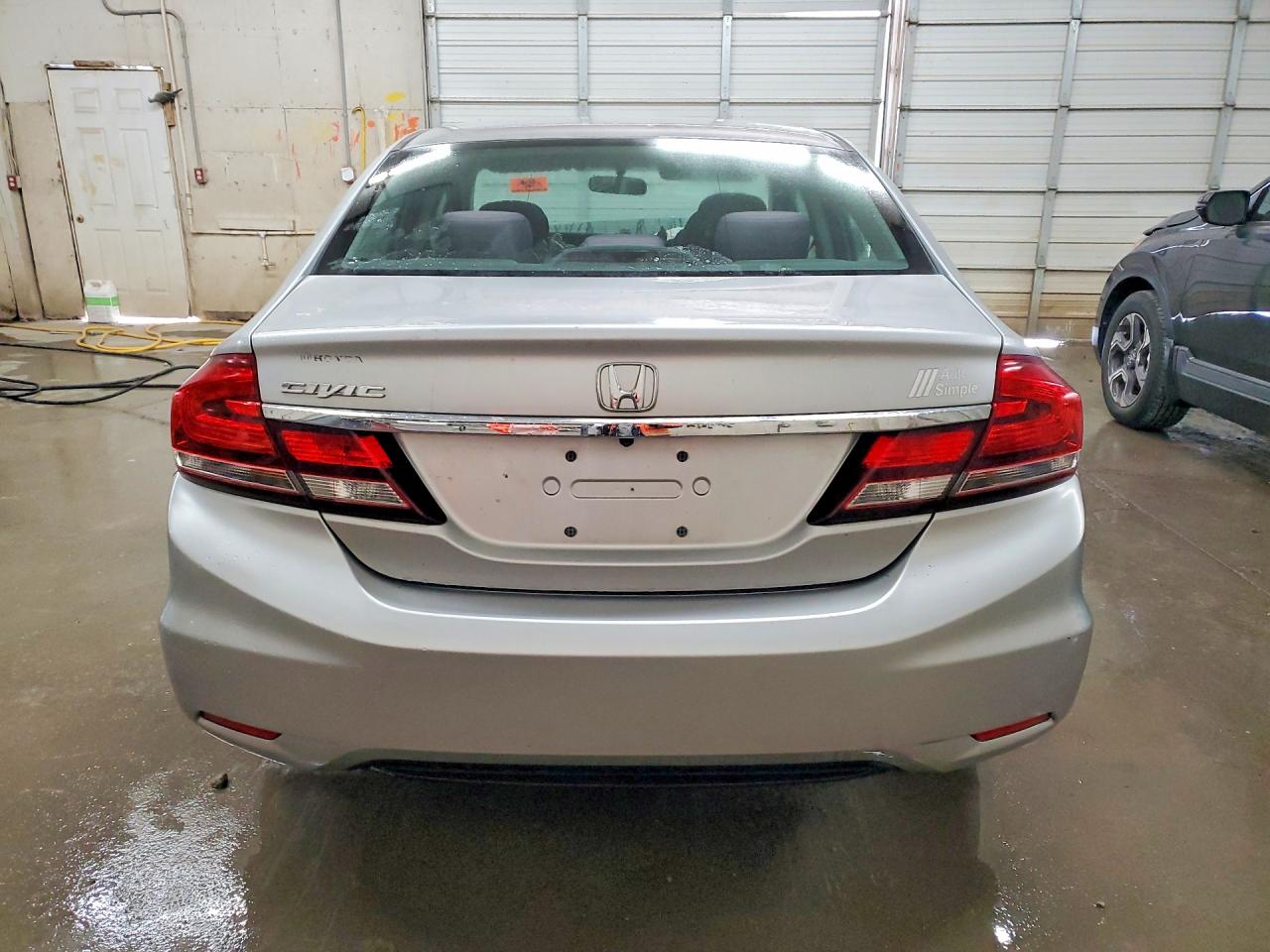 2013 Honda Civic Lx Silver vin: 19XFB2F5XDE098504