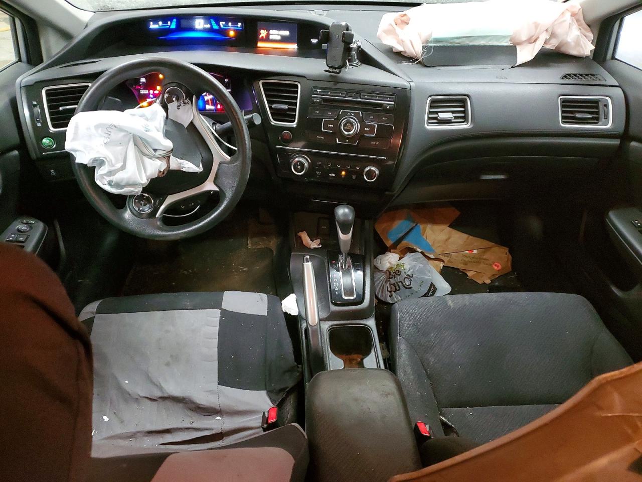 2013 Honda Civic Lx Silver vin: 19XFB2F5XDE098504