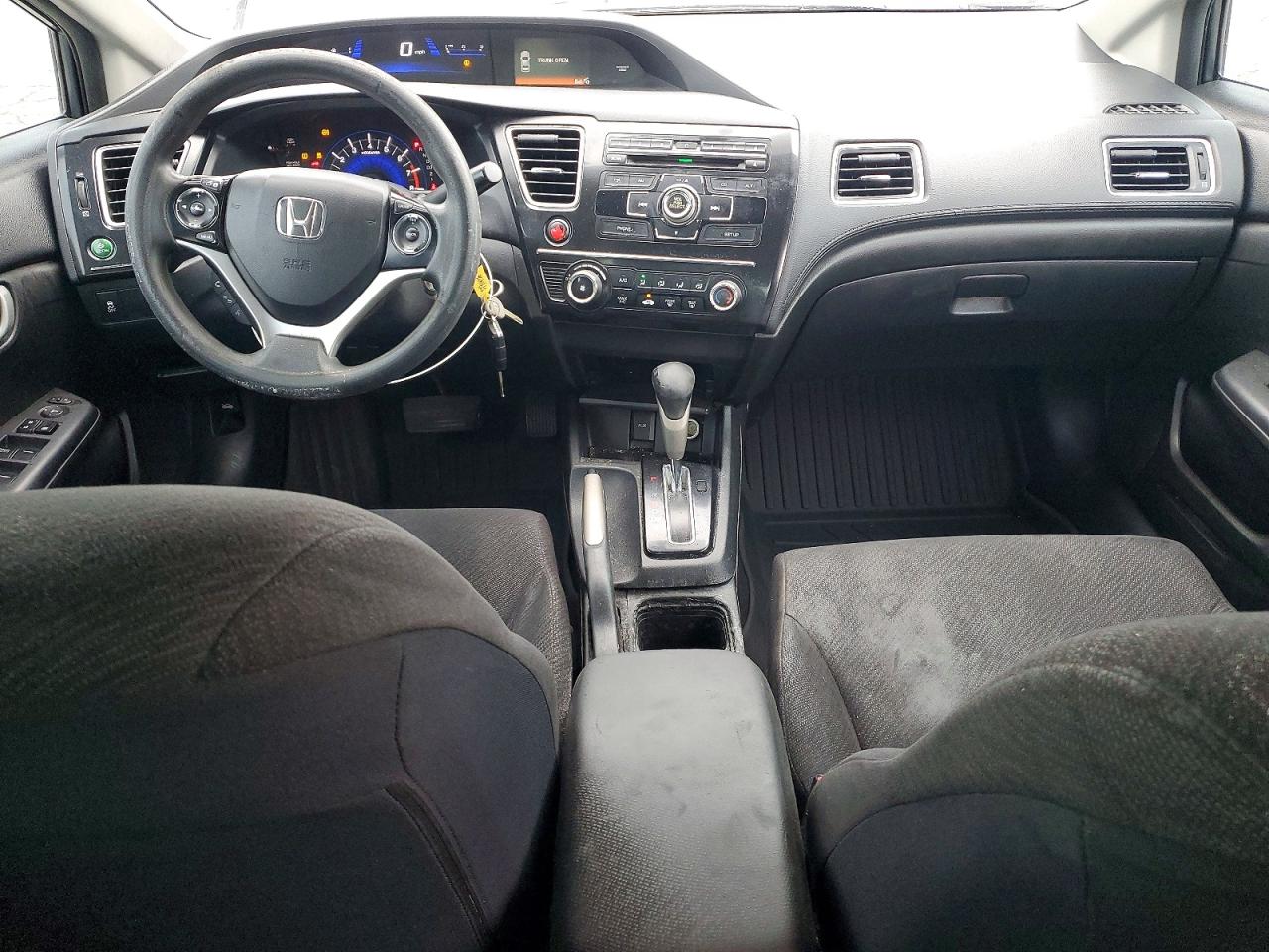 2013 Honda Civic Lx Gray vin: 19XFB2F5XDE099426