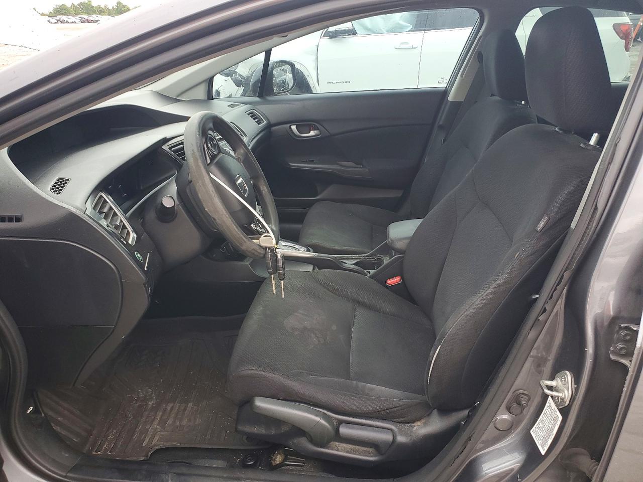 2013 Honda Civic Lx Gray vin: 19XFB2F5XDE099426