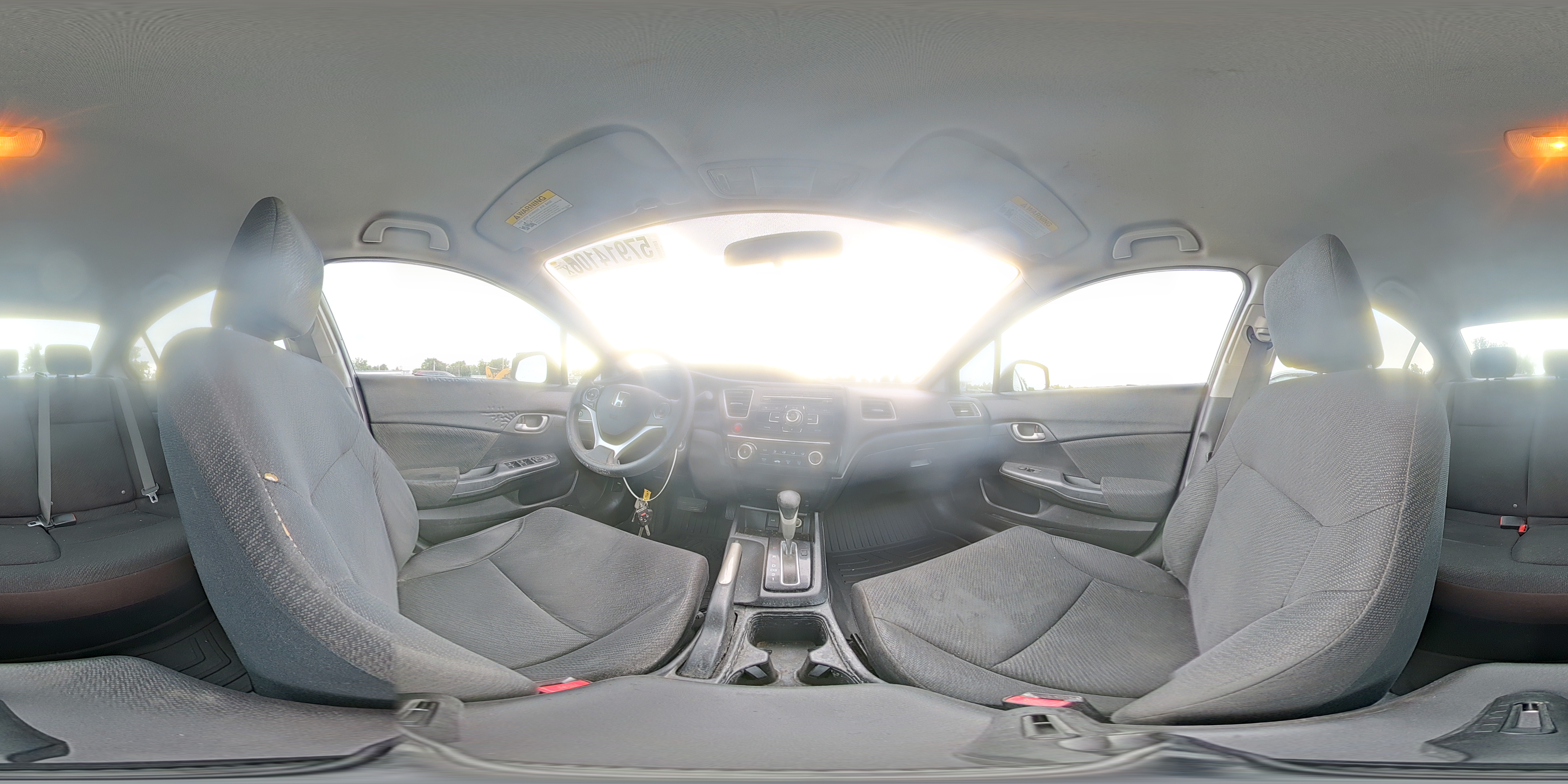 2013 Honda Civic Lx Gray vin: 19XFB2F5XDE099426
