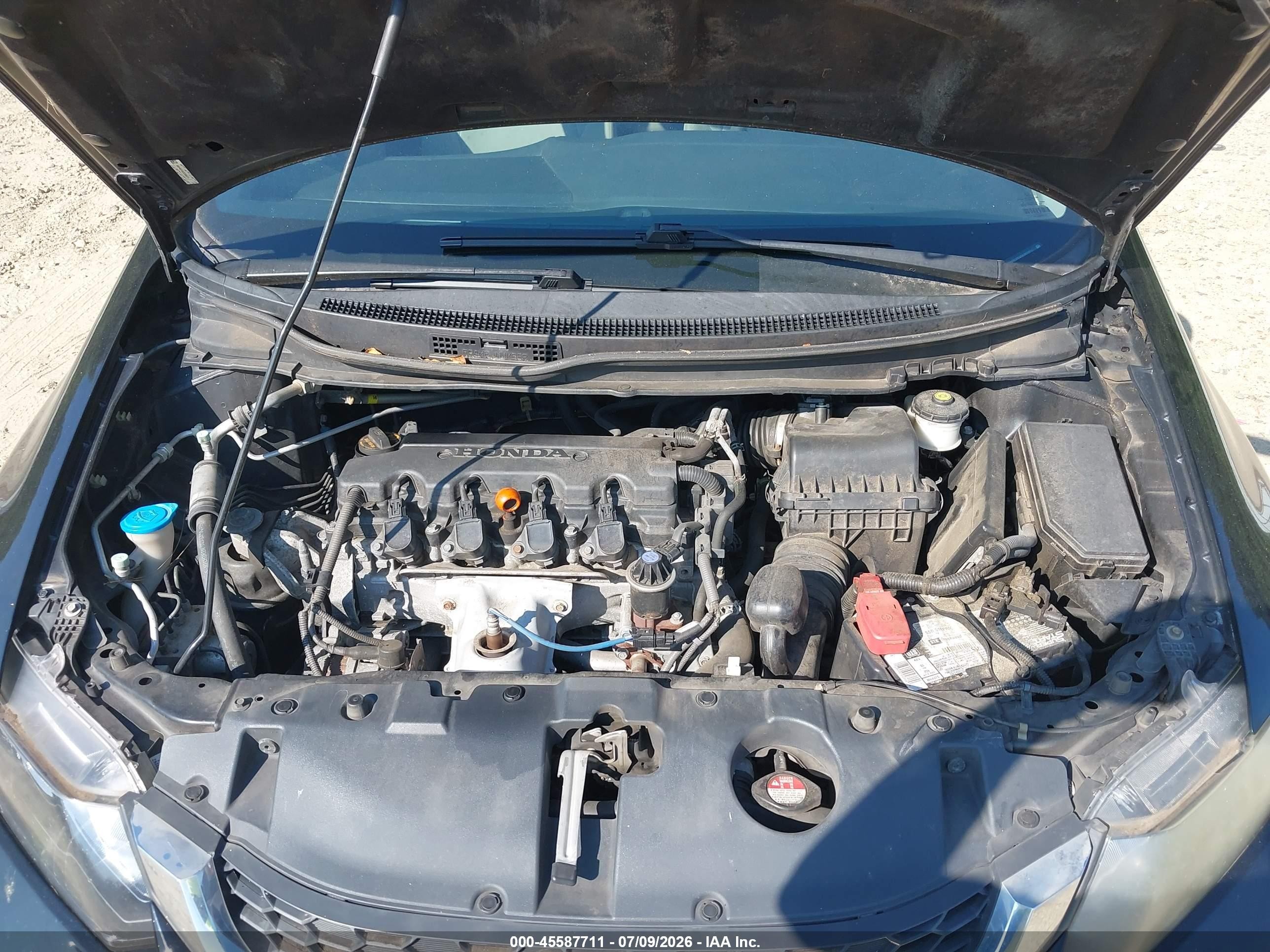 2013 Honda Civic Lx Black vin: 19XFB2F5XDE200271