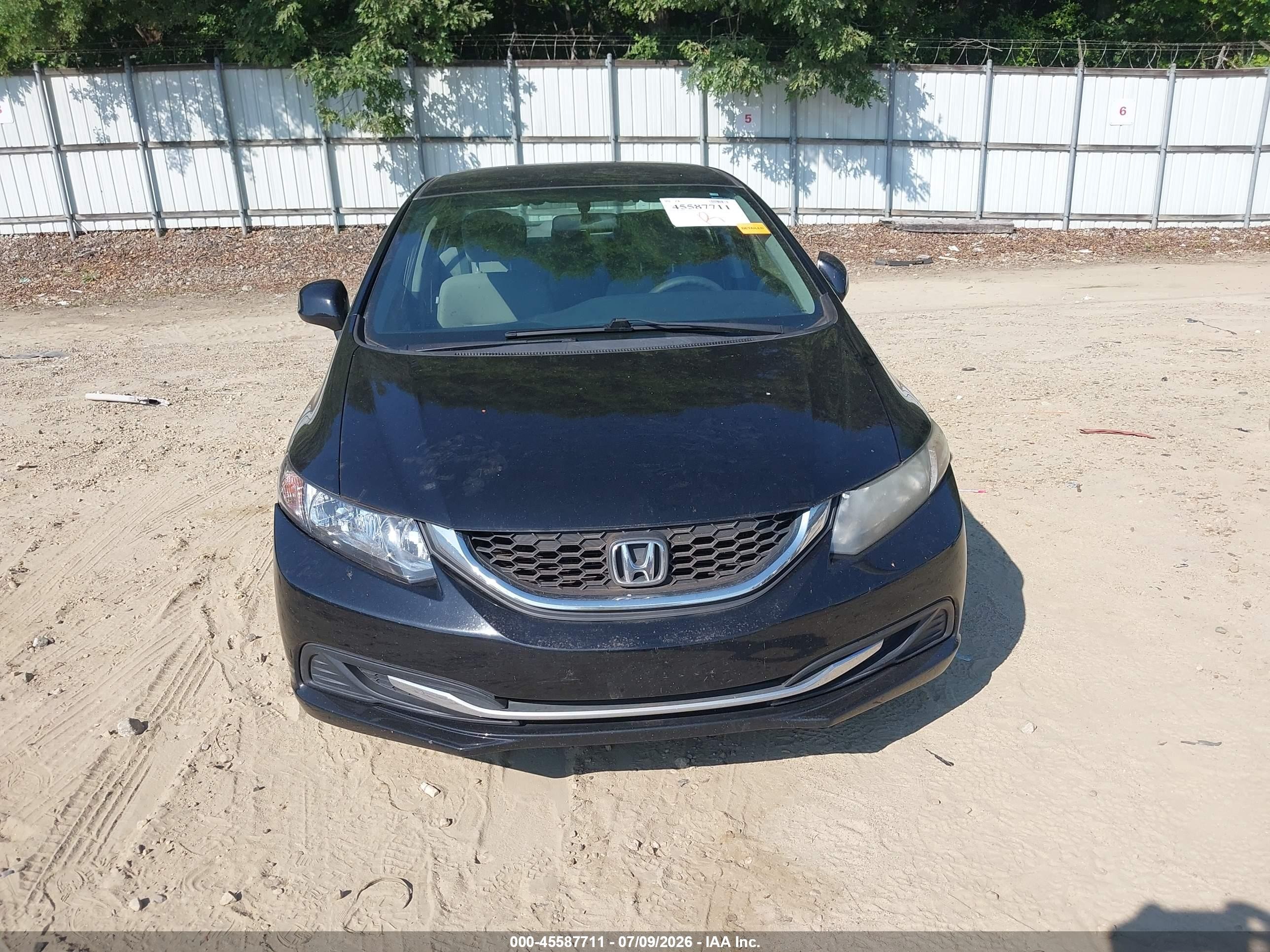 2013 Honda Civic Lx Black vin: 19XFB2F5XDE200271