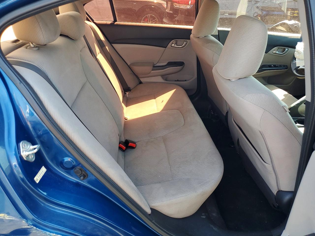 2013 Honda Civic Lx Blue vin: 19XFB2F5XDE209908