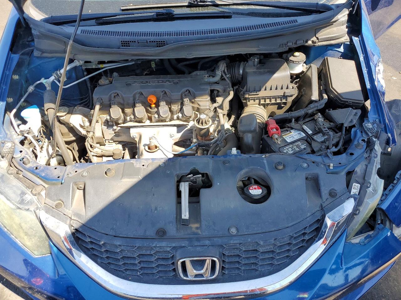2013 Honda Civic Lx Blue vin: 19XFB2F5XDE209908