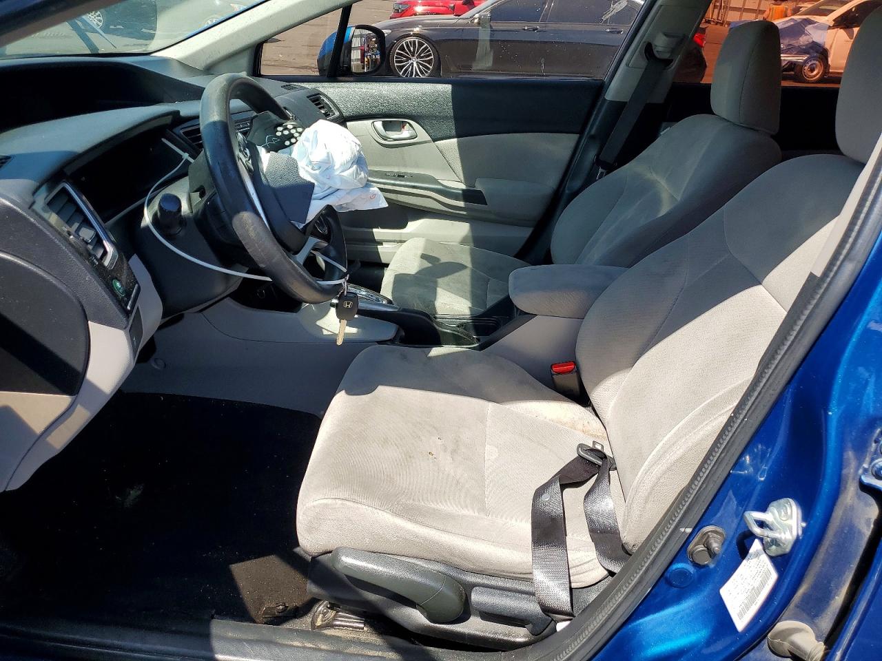 2013 Honda Civic Lx Blue vin: 19XFB2F5XDE209908