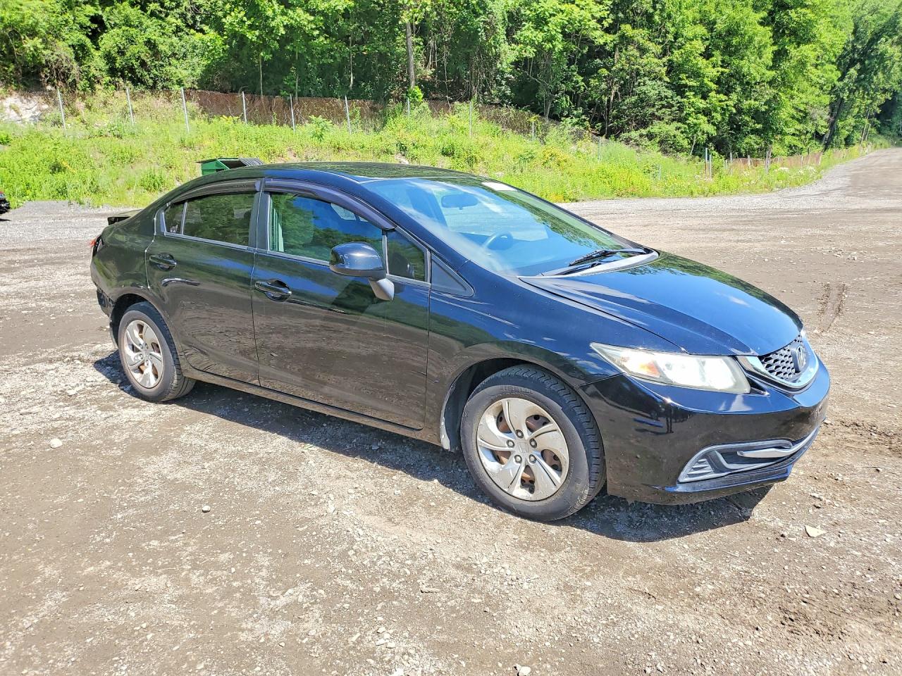2013 Honda Civic Lx Black vin: 19XFB2F5XDE211268
