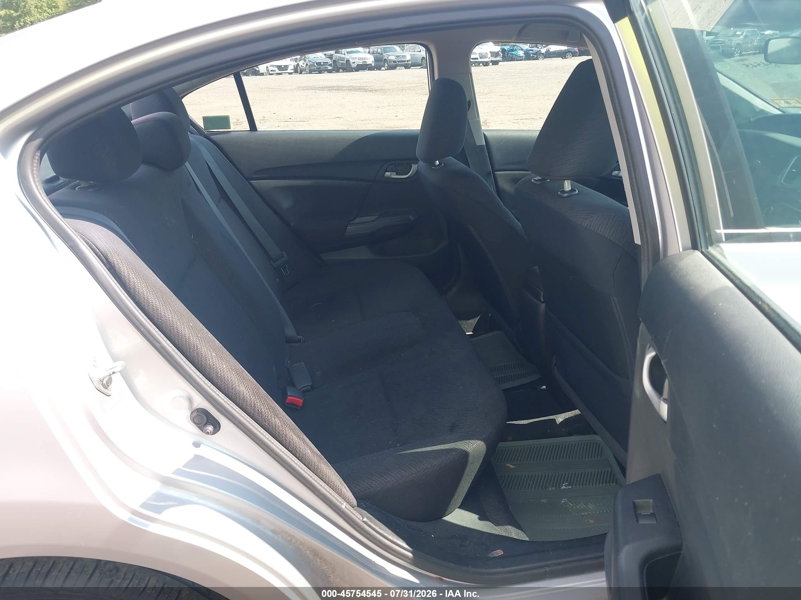 2013 Honda Civic Lx Серебряный vin: 19XFB2F5XDE219144