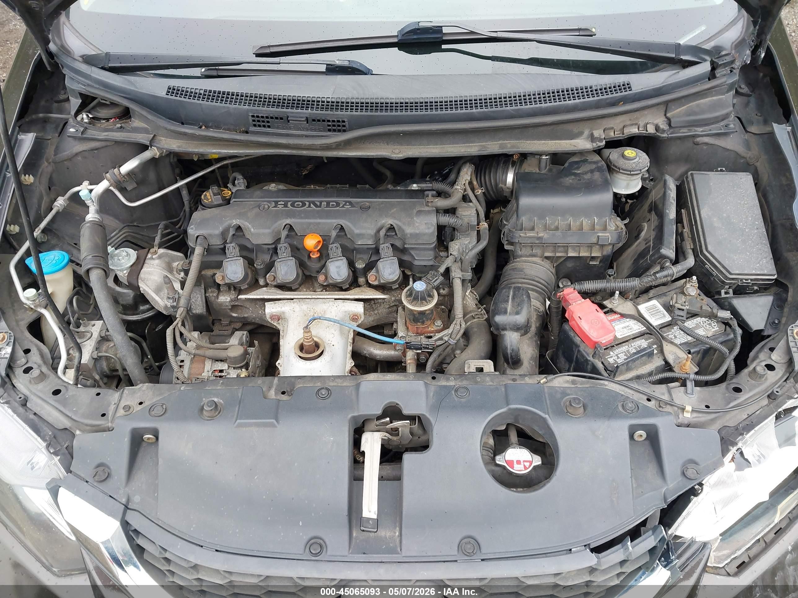 2013 Honda Civic Lx Brown vin: 19XFB2F5XDE243475