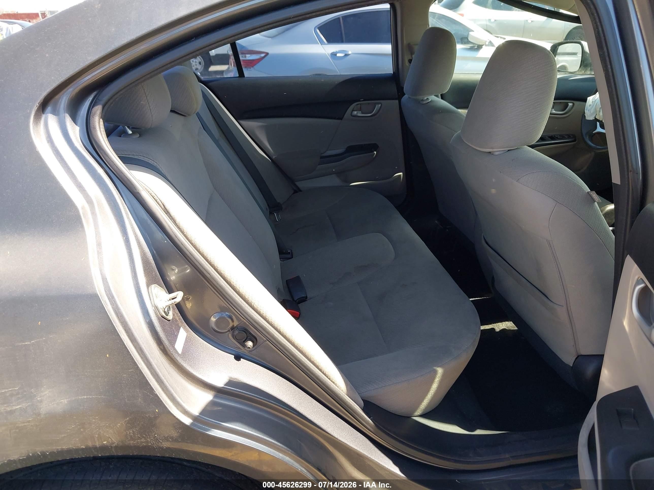2013 Honda Civic Lx Brown vin: 19XFB2F5XDE260101