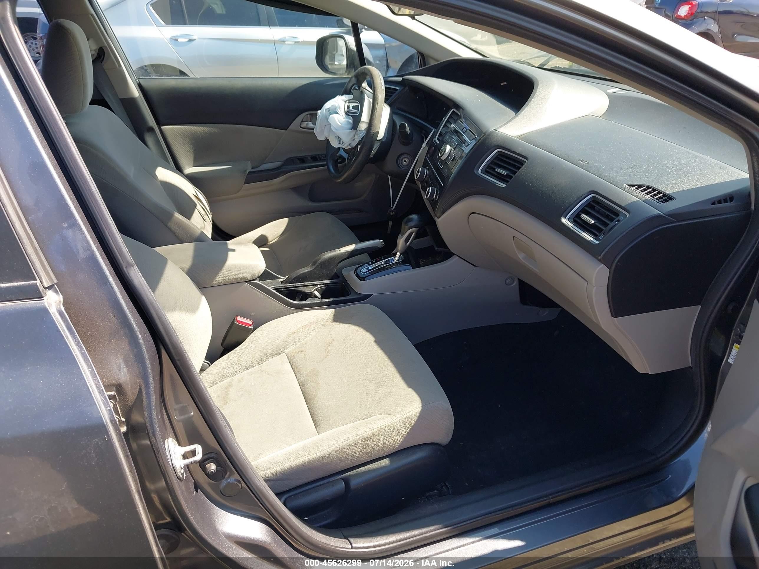 2013 Honda Civic Lx Brown vin: 19XFB2F5XDE260101
