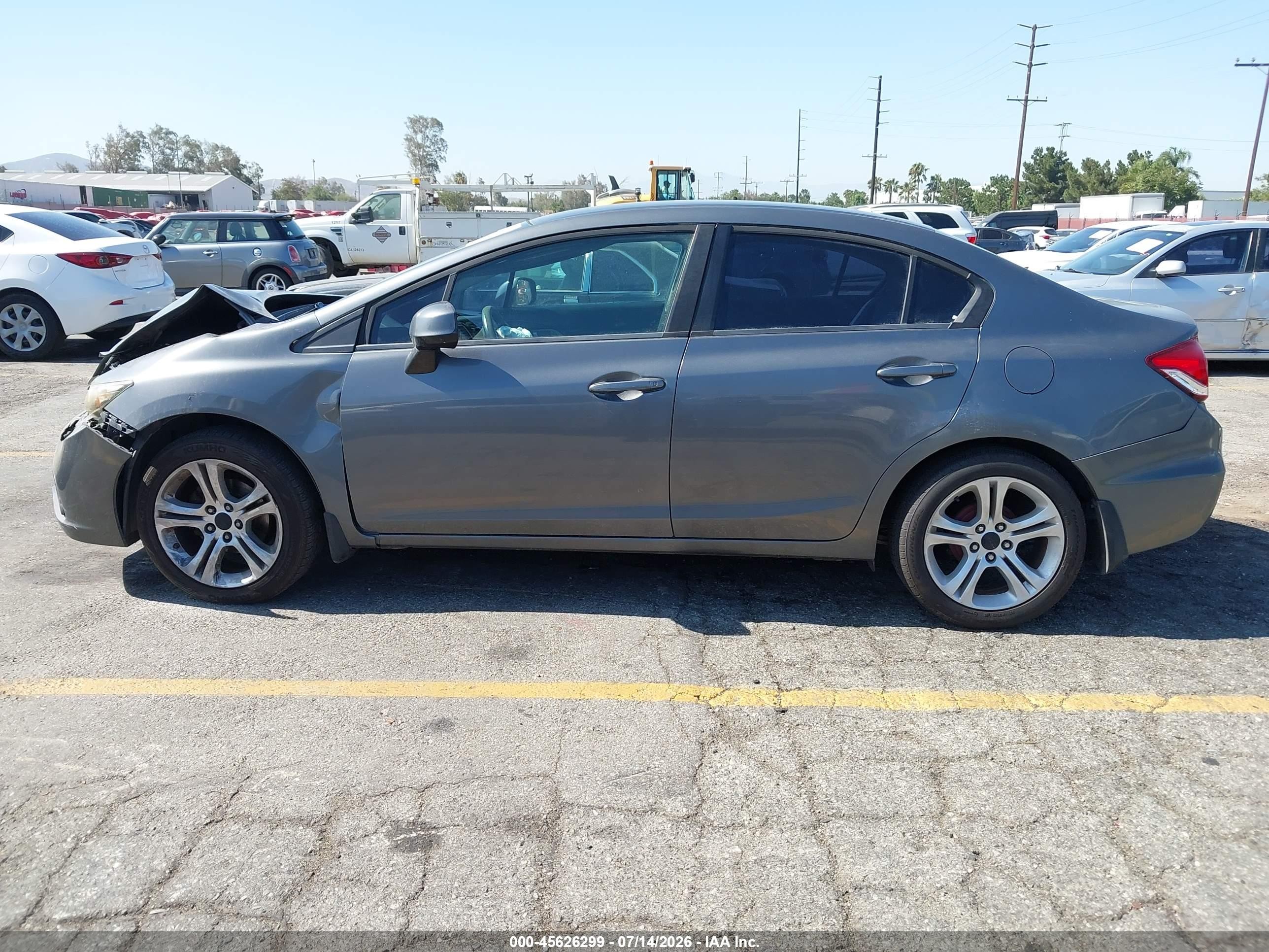2013 Honda Civic Lx Brown vin: 19XFB2F5XDE260101