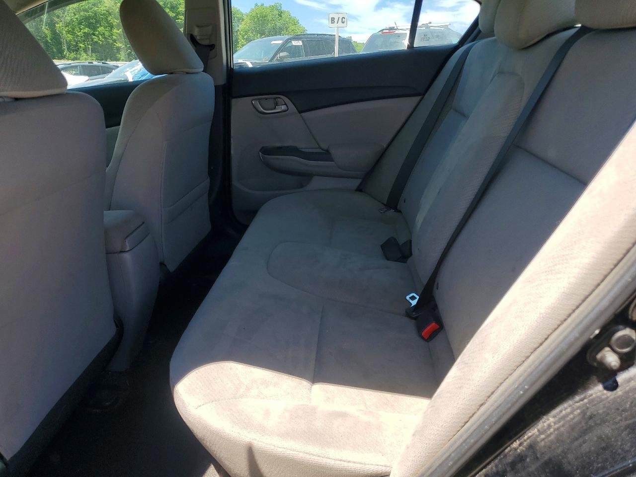 2013 Honda Civic Lx Черный vin: 19XFB2F5XDE268425