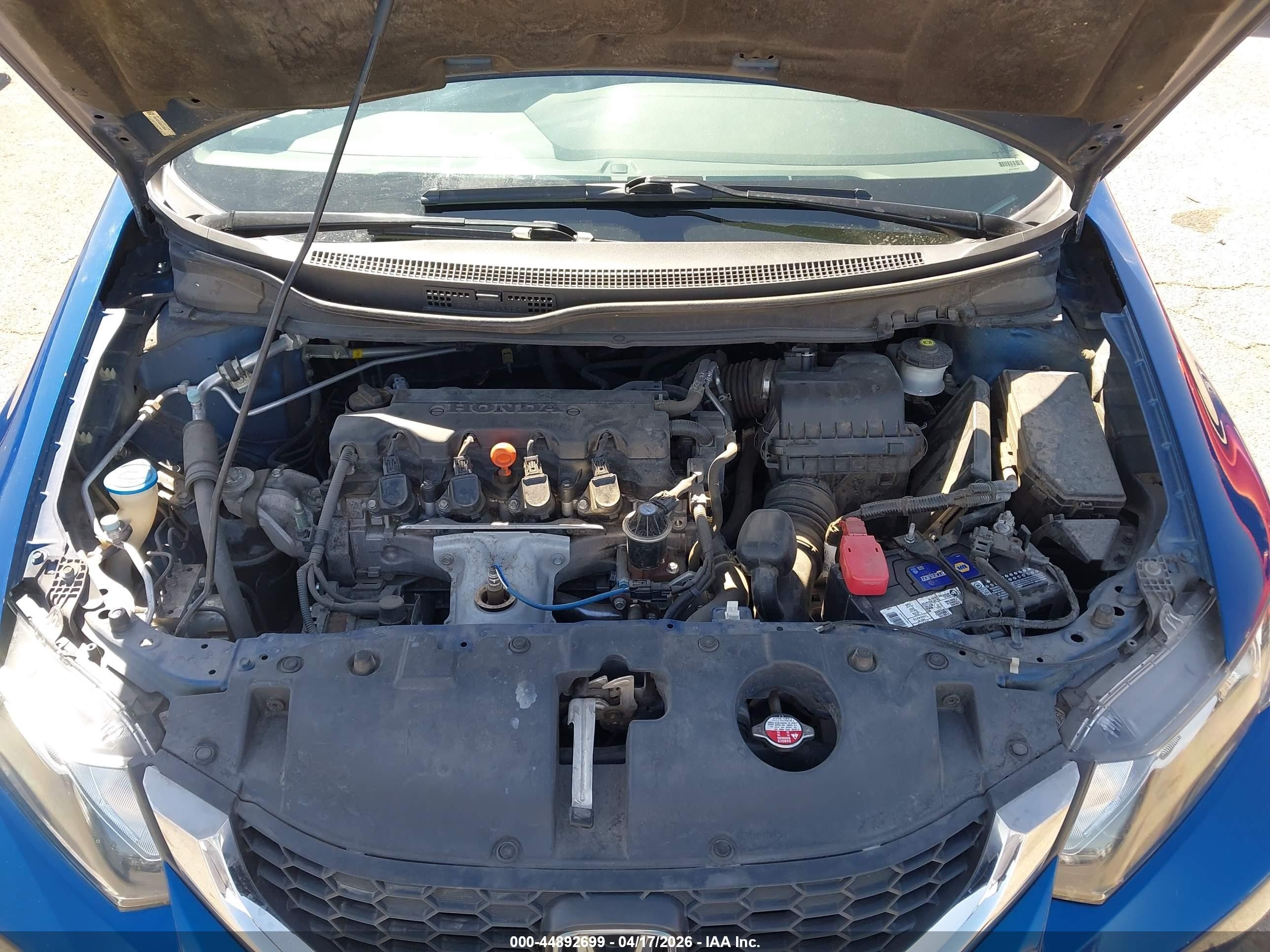 2013 Honda Civic Lx Blue vin: 19XFB2F5XDE273026