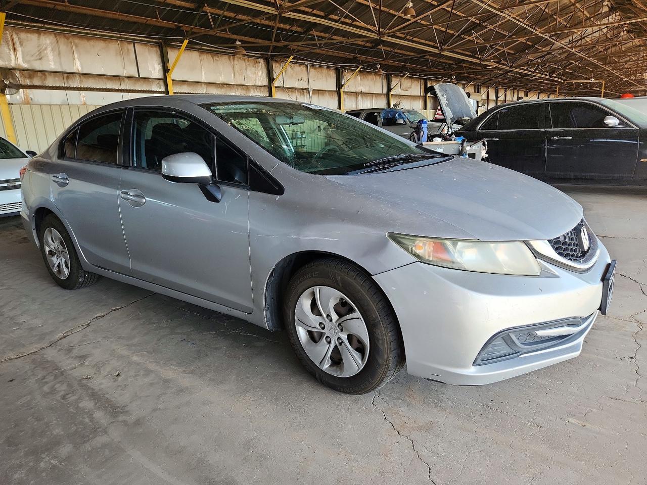 2013 Honda Civic Lx Silver vin: 19XFB2F5XDE278730