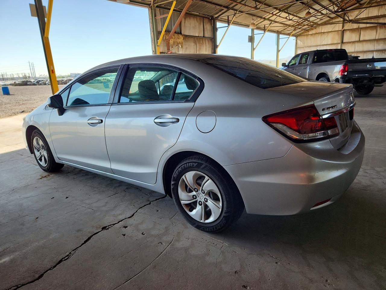 2013 Honda Civic Lx Silver vin: 19XFB2F5XDE278730