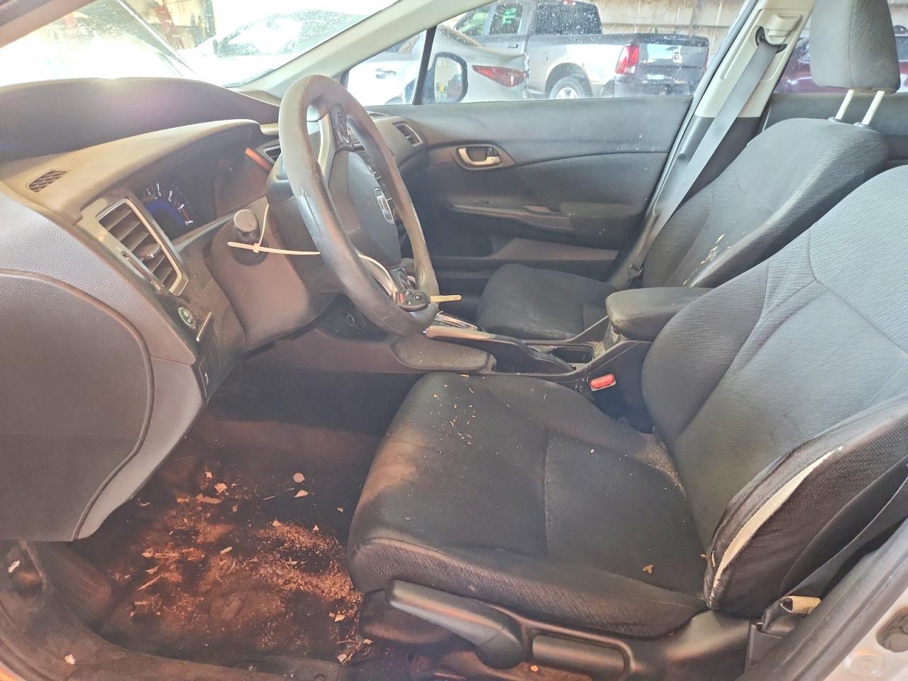 2013 Honda Civic Lx Silver vin: 19XFB2F5XDE278730