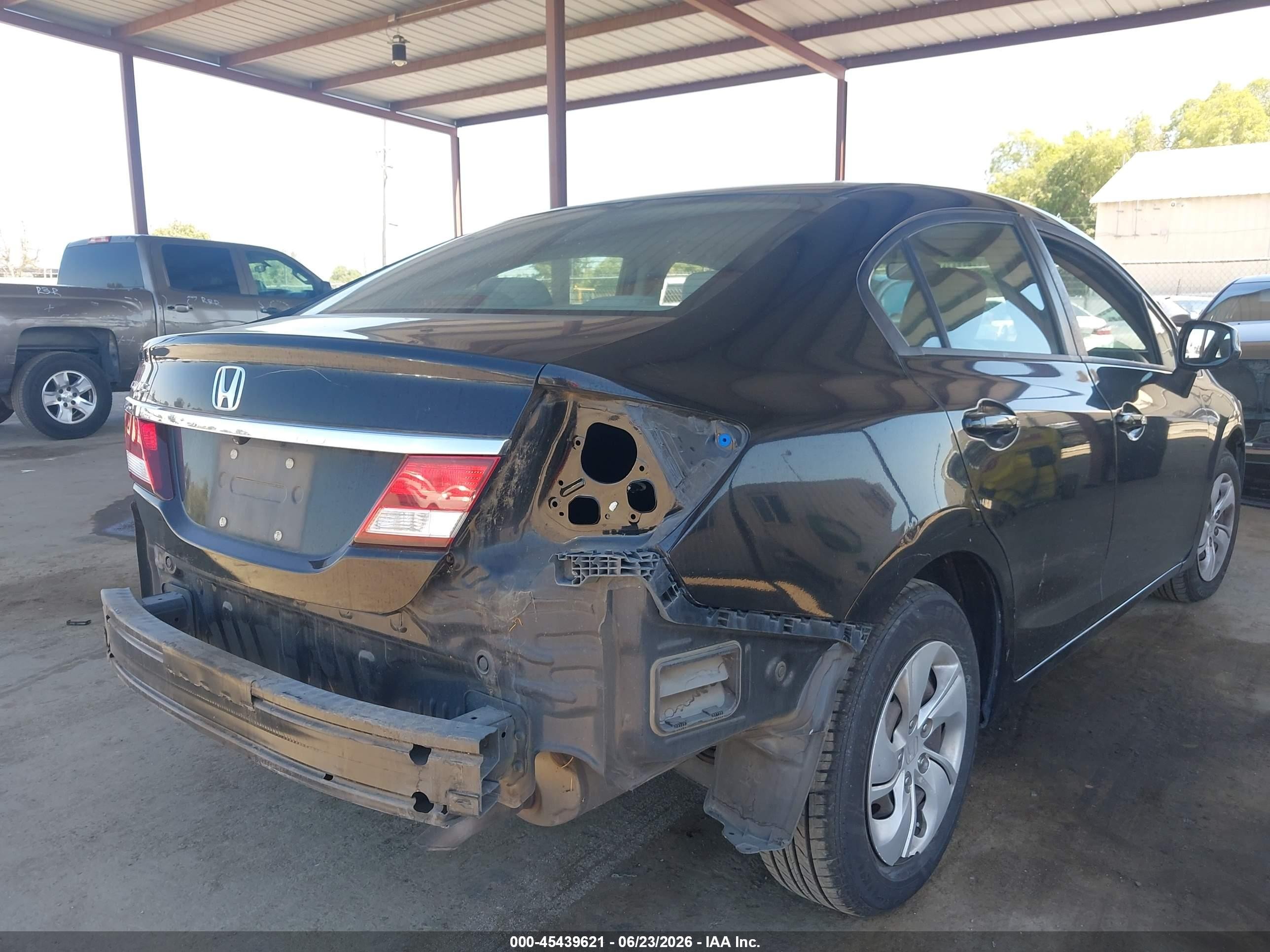 2013 Honda Civic Lx Black vin: 19XFB2F5XDE295088