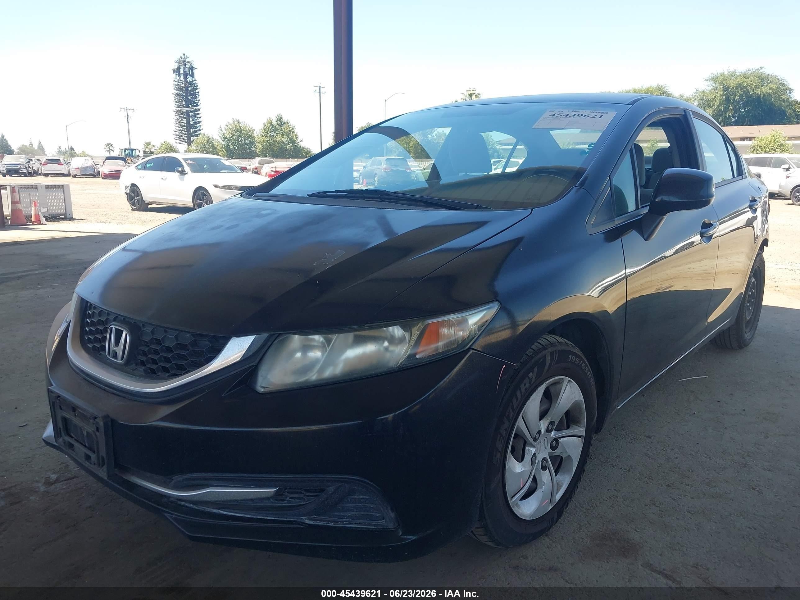 2013 Honda Civic Lx Black vin: 19XFB2F5XDE295088