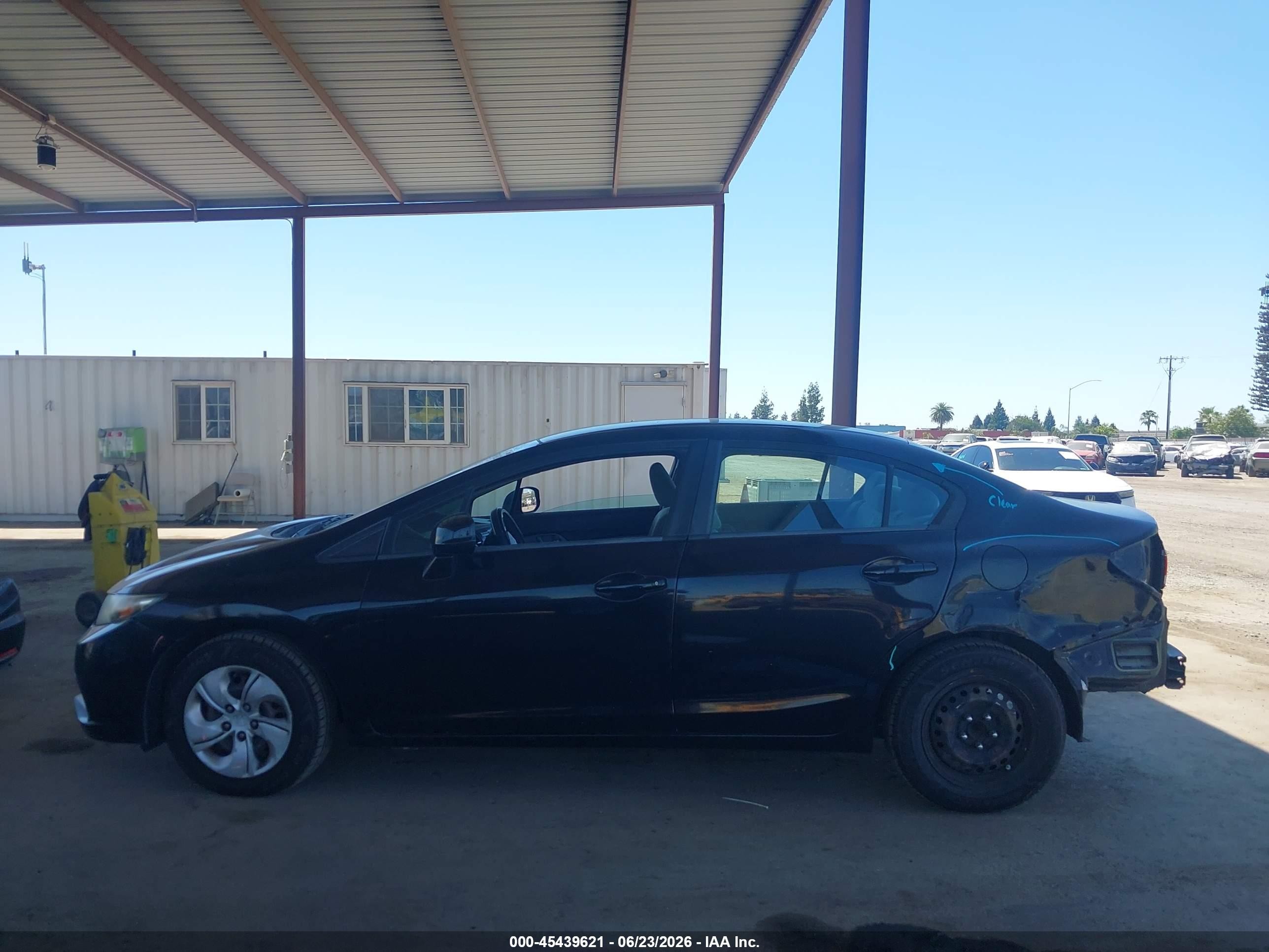 2013 Honda Civic Lx Black vin: 19XFB2F5XDE295088