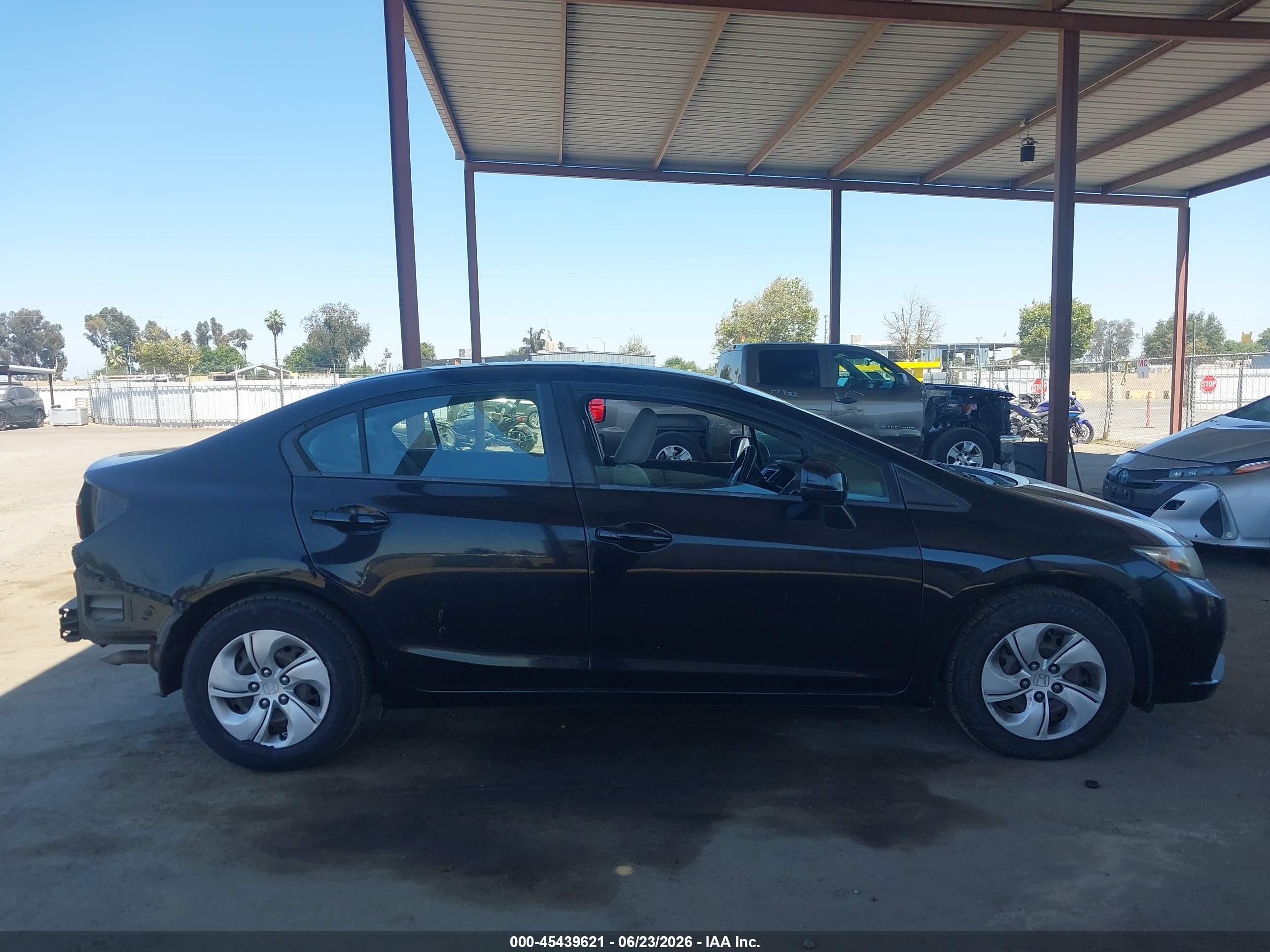 2013 Honda Civic Lx Black vin: 19XFB2F5XDE295088