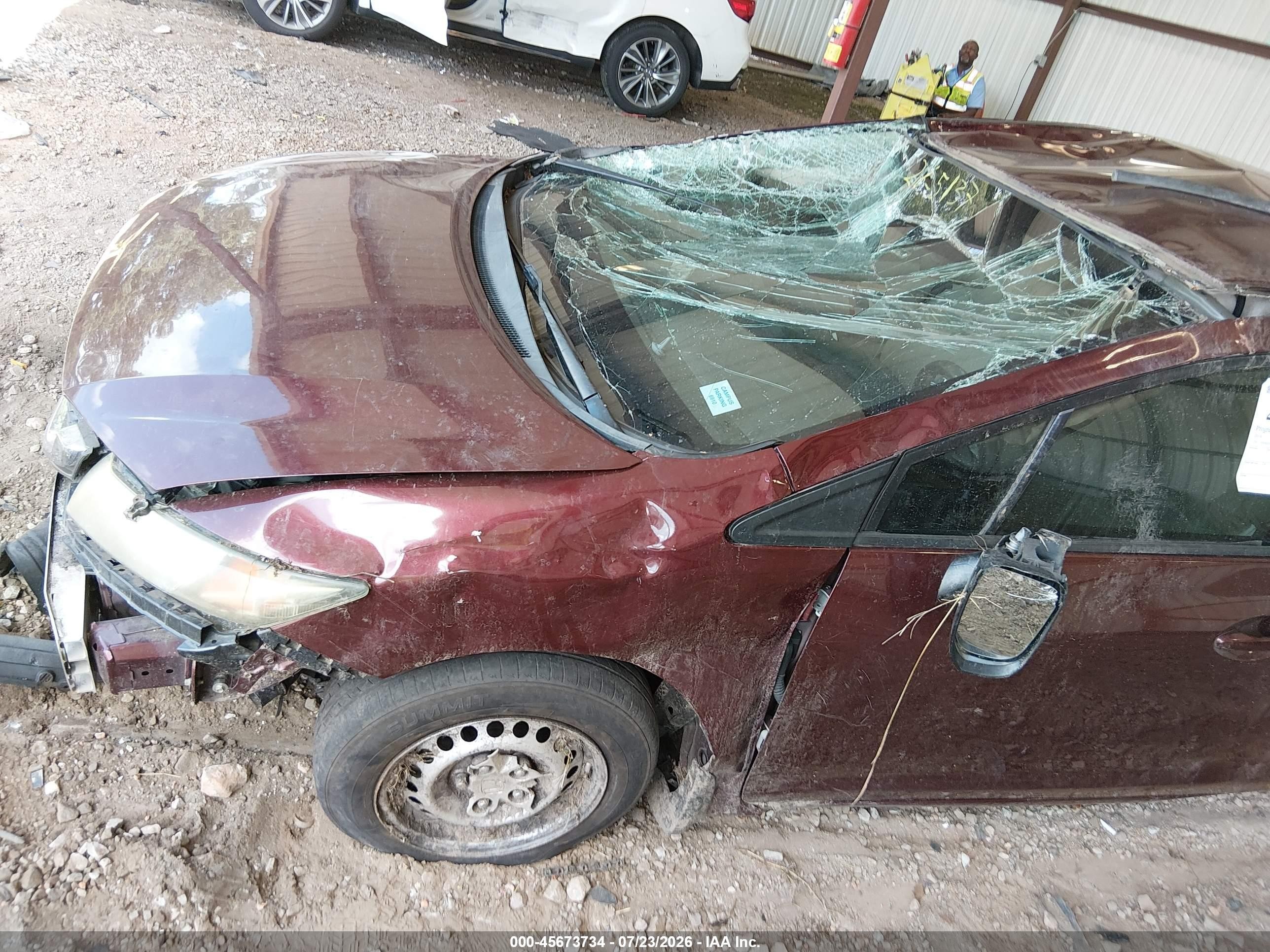 2014 Honda Civic Lx Maroon vin: 19XFB2F5XEE000282