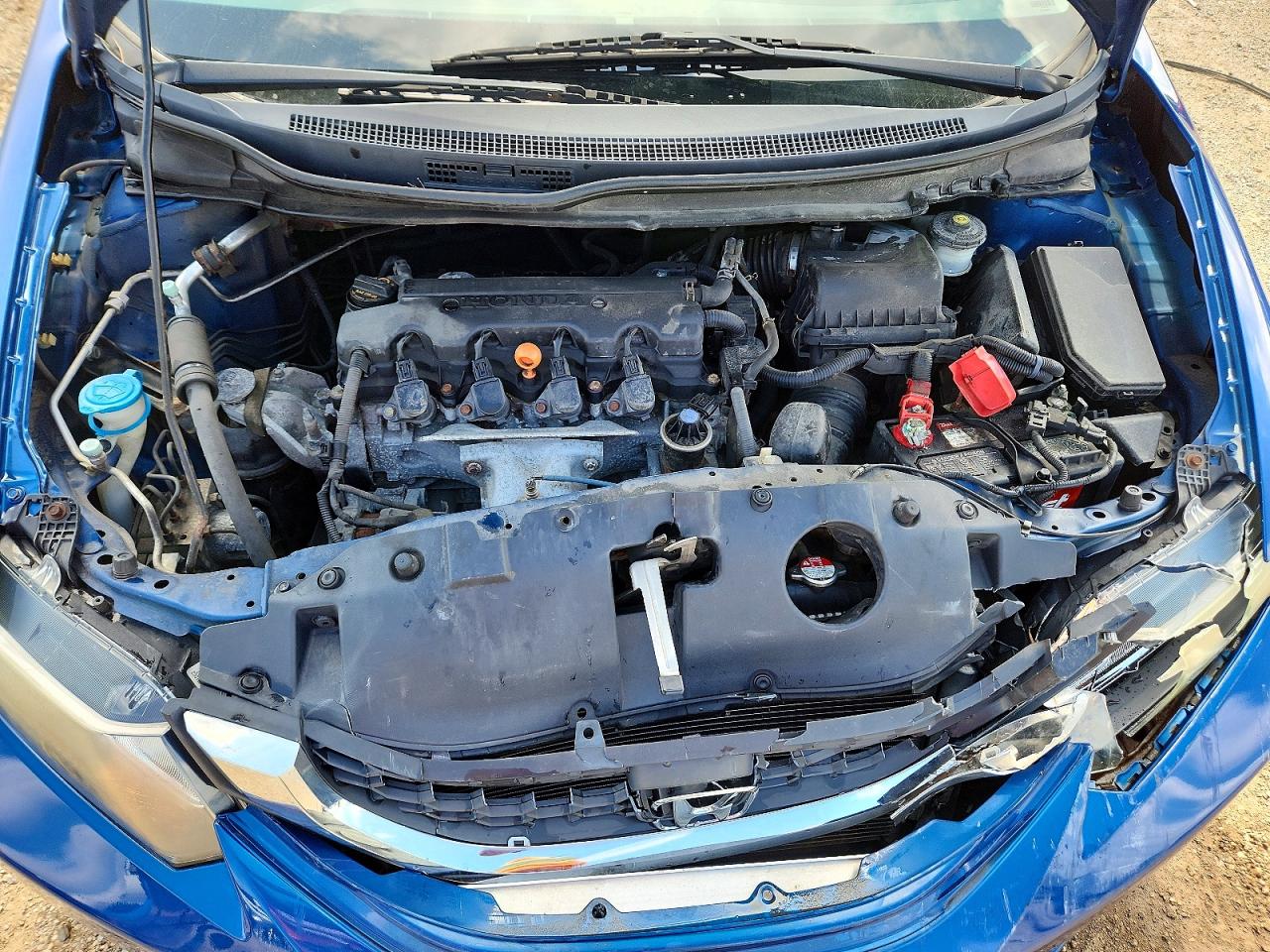 2014 Honda Civic Lx Синий vin: 19XFB2F5XEE005157