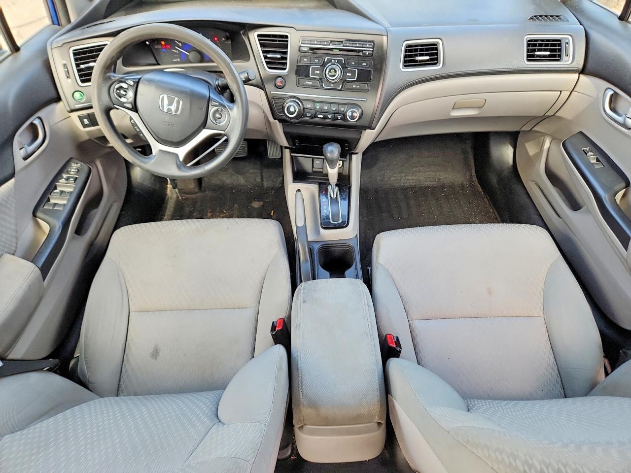 2014 Honda Civic Lx Синий vin: 19XFB2F5XEE005157