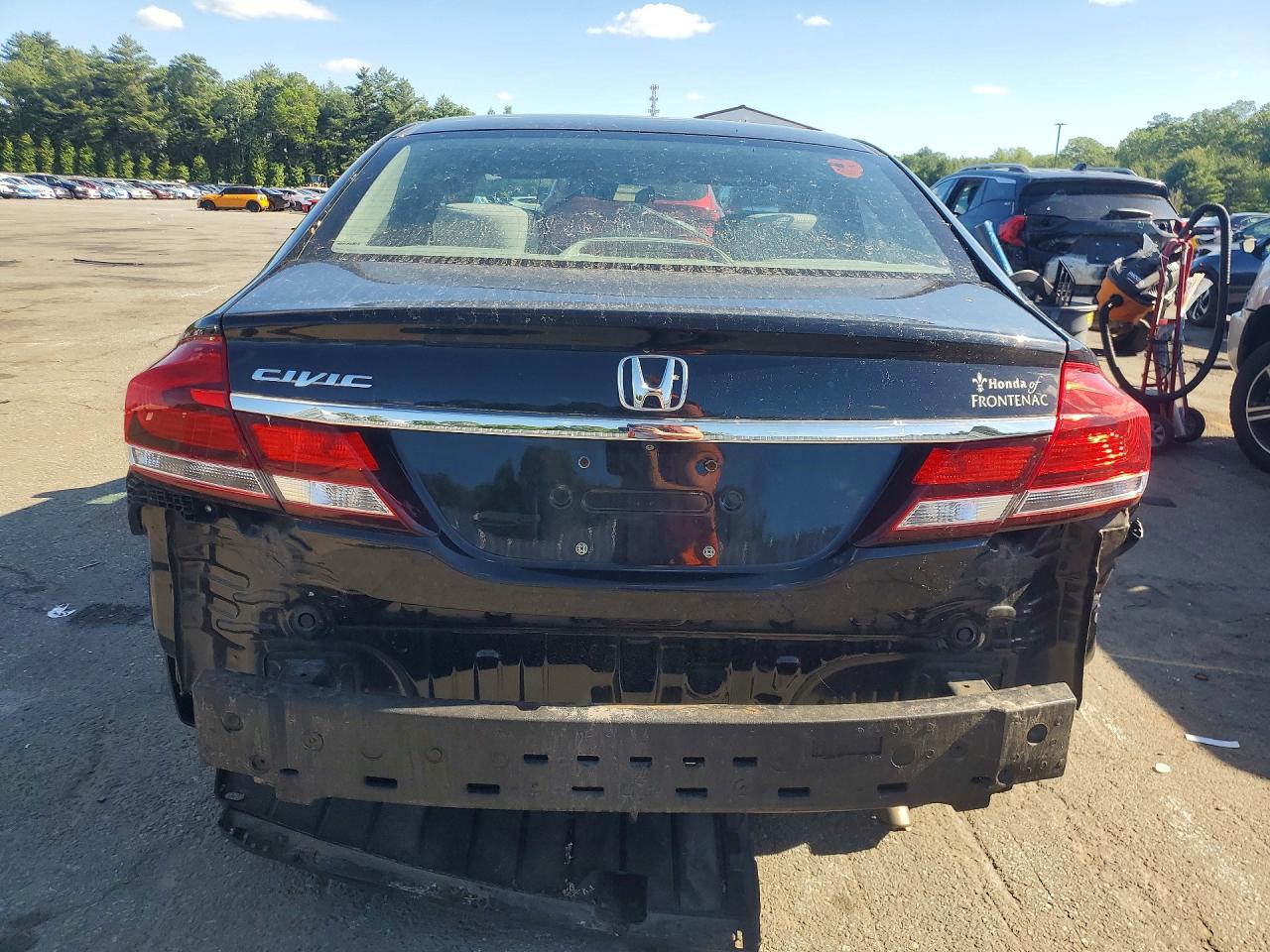 2014 Honda Civic Lx Black vin: 19XFB2F5XEE013551