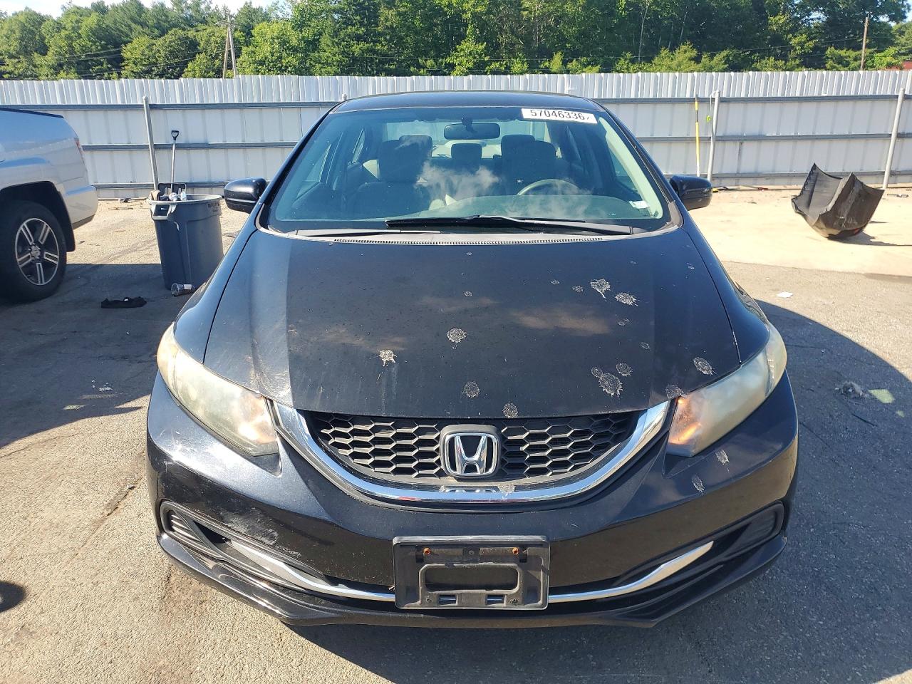 2014 Honda Civic Lx Black vin: 19XFB2F5XEE013551