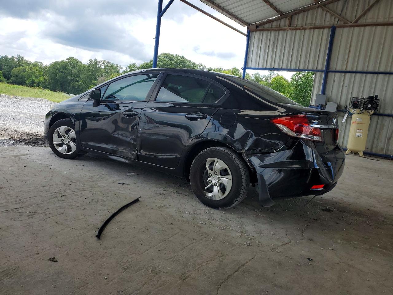 2014 Honda Civic Lx Black vin: 19XFB2F5XEE016031