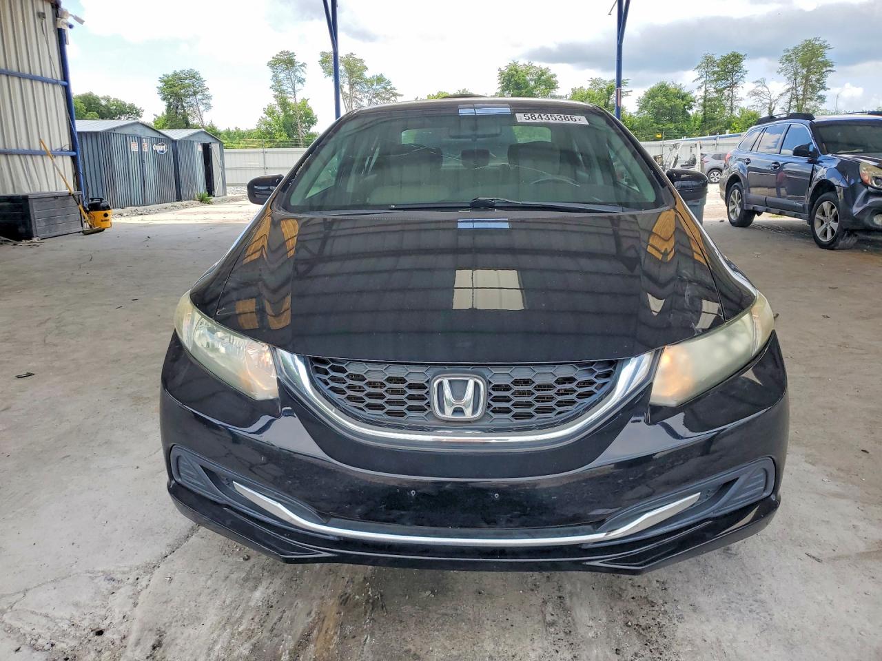 2014 Honda Civic Lx Black vin: 19XFB2F5XEE016031