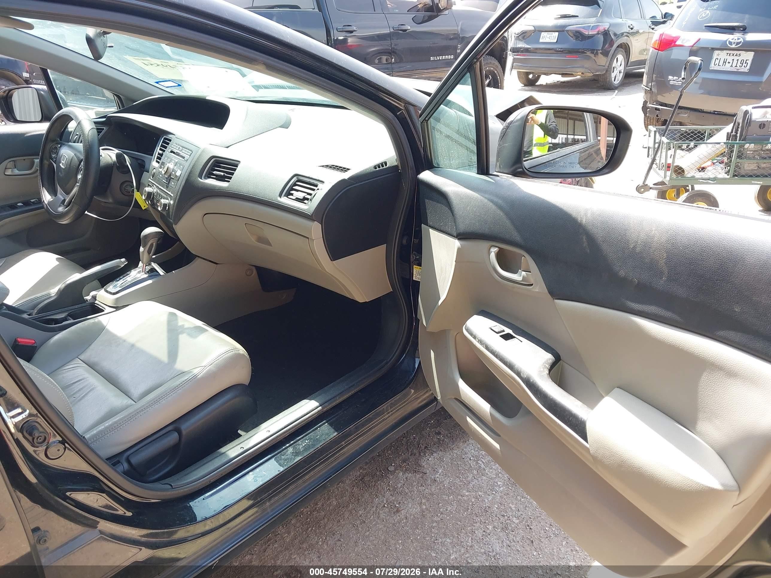 2014 Honda Civic Lx Black vin: 19XFB2F5XEE024887
